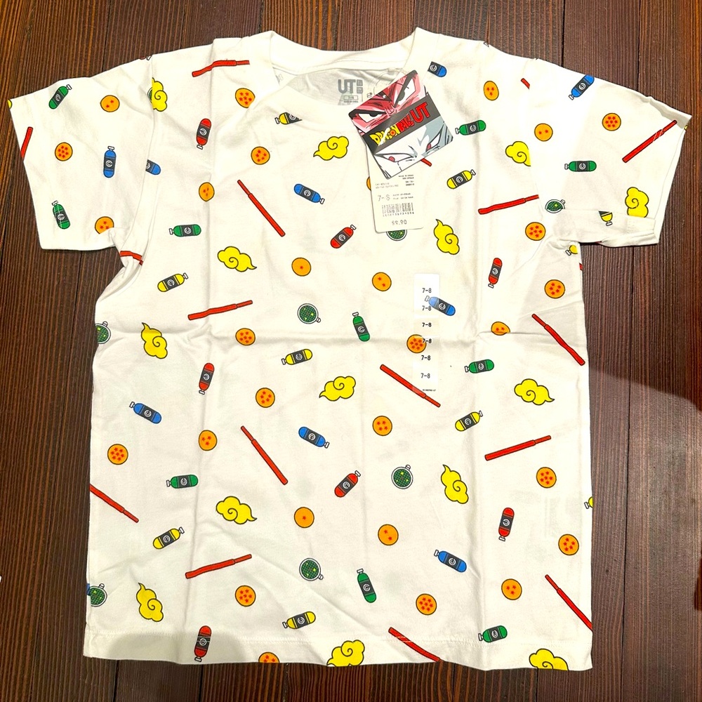 NWT, Uniqlo Dragonball Kids Tee, 7-8